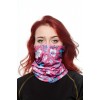 Bandana Bars Flowers Pink Blue White Bandana Bars Flowers Pink Blue White