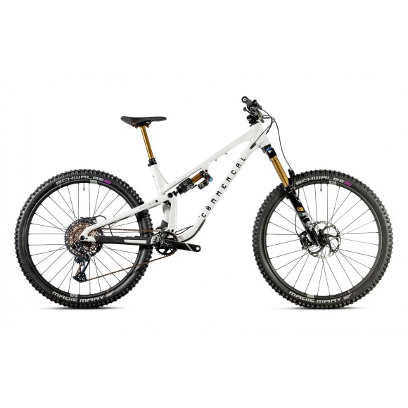 Bicicleta Commencal Meta V5 29" Limited Edition Clear Silver Bicicleta Commencal Meta V5 29" Limited Edition Clear Silver