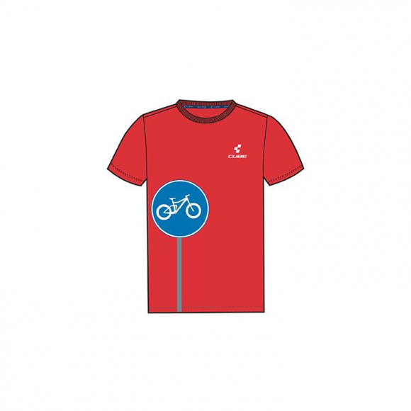 Tricou Cube After Race Junior Fichtelmountains Rosu Tricou Cube After Race Junior Fichtelmountains Rosu