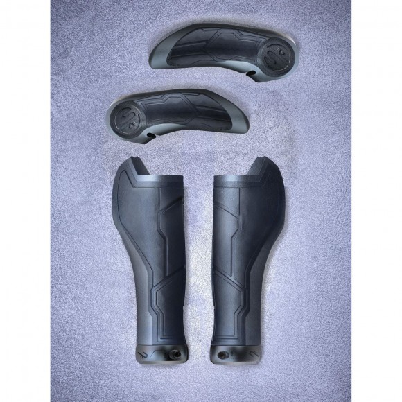 MANSOANE CUBE NATURAL FIT GRIPS ALL TERRAIN BAR ENDS BLACK MANSOANE CUBE NATURAL FIT GRIPS ALL TERRAIN BAR ENDS BLACK