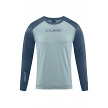 BLUZA CUBE ATX ROUND NECK L/S GREY ANTRACITE