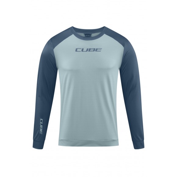 BLUZA CUBE ATX ROUND NECK L/S GREY ANTRACITE BLUZA CUBE ATX ROUND NECK L/S GREY ANTRACITE