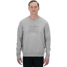 BLUZA CUBE ORGANIC SWEATER GREY MELANGE