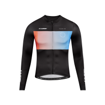 BLUZA CUBE TEAMLINE L/S BLACK-BLUE-RED