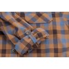 CAMASA CUBE WORK SHIRT L/S BROWN/BLUE CAMASA CUBE WORK SHIRT L/S BROWN/BLUE