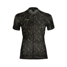 CUBE ATX WS JERSEY FULL ZIP CMPT S/S BLACK PATTERN