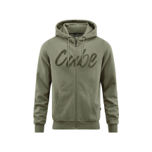 HANORAC CUBE ORGANIC ZIP HOODIE OLIVE L