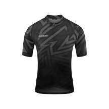 TRICOU CICLISM CUBE ATX JERSEY FULL ZIP CMPT S/S BLACK GREY