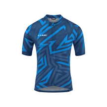 TRICOU CICLISM CUBE ATX JERSEY FULL ZIP CMPT S/S BLUE