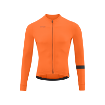 TRICOU CICLISM CUBE BLACKLINE JERSEY L/S ORANGE