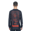 TRICOU CICLISM CUBE VERTEX ROUND NECK JERSEY L/S BLACK