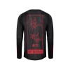 TRICOU CICLISM CUBE VERTEX ROUND NECK JERSEY L/S BLACK