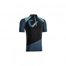 TRICOU CUBE AM GREY-BLACK-BLUE