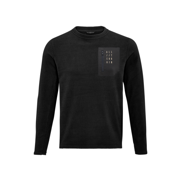 TRICOU CUBE ATX FLEECE JERSEY L/S BLACK