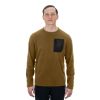 TRICOU CUBE ATX FLEECE JERSEY L/S BROWN