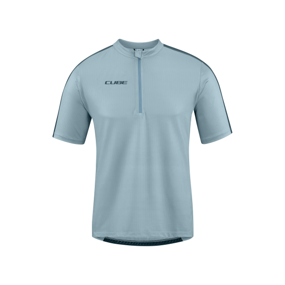 TRICOU CUBE ATX HALF ZIP CMPT S/S GREY TRICOU CUBE ATX HALF ZIP CMPT S/S GREY