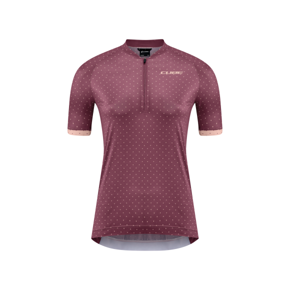 TRICOU CUBE ATX WS HALF ZIP CMPT S/S BERRY TRICOU CUBE ATX WS HALF ZIP CMPT S/S BERRY