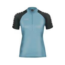 TRICOU CUBE ATX WS JERSEY FULL ZIP CMPT S/S BLUE