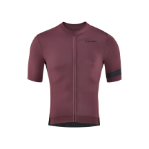 TRICOU CUBE BLACKLINE S/S DARK RED