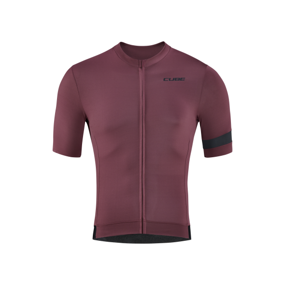 TRICOU CUBE BLACKLINE S/S DARK RED TRICOU CUBE BLACKLINE S/S DARK RED