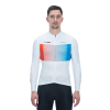 TRICOU CUBE TEAMLINE L/S WHITE/BLUE/RED TRICOU CUBE TEAMLINE L/S WHITE/BLUE/RED