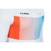 TRICOU CUBE TEAMLINE L/S WHITE/BLUE/RED TRICOU CUBE TEAMLINE L/S WHITE/BLUE/RED