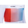 TRICOU CUBE TEAMLINE WS L/S WHITE/BLUE/RED TRICOU CUBE TEAMLINE WS L/S WHITE/BLUE/RED