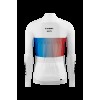 TRICOU CUBE TEAMLINE WS L/S WHITE/BLUE/RED TRICOU CUBE TEAMLINE WS L/S WHITE/BLUE/RED