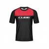 TRICOU CUBE EDGE ROUND NECK JERSEY S/S Black Red TRICOU CUBE EDGE ROUND NECK JERSEY S/S Black Red