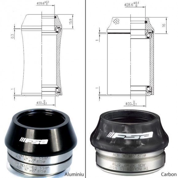 CUVETE HEADSET FSA ORBIT I INTEGRAT 1.1/8 CUVETE HEADSET FSA ORBIT I INTEGRAT 1.1/8