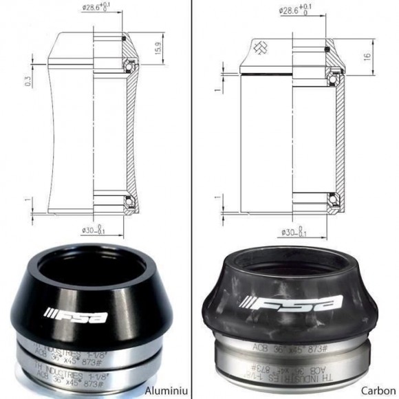 CUVETE HEADSET FSA ORBIT I INTEGRAT 1.1/8 CUVETE HEADSET FSA ORBIT I INTEGRAT 1.1/8
