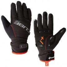 MANUSI IARNA CUBE GLOVES NATURAL FIT X-SHELL LONG FINGER RED 11932
