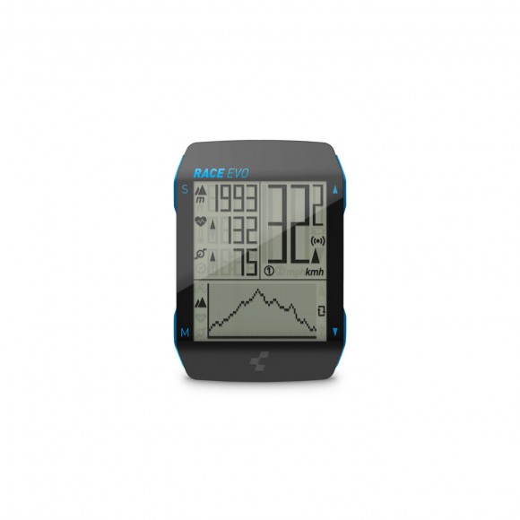 Ciclocomputer CUBE Computer RACE EVO black´n´blue metallic Ciclocomputer CUBE Computer RACE EVO black´n´blue metallic