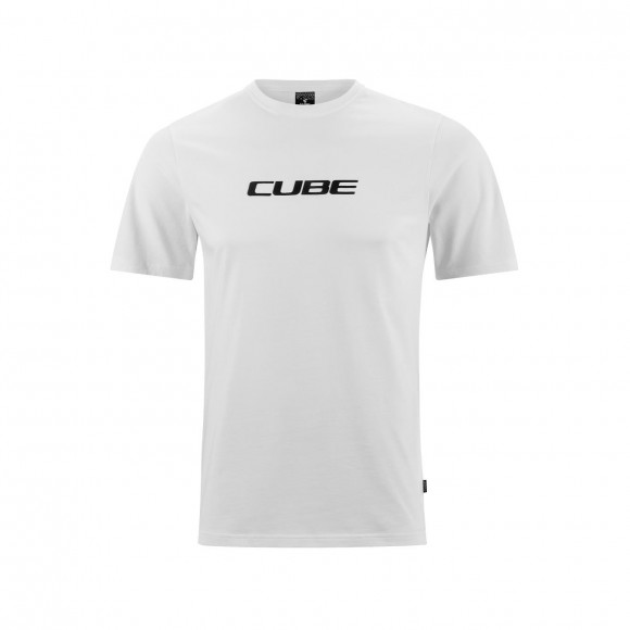 Tricou CUBE Organic T-Shirt Classic Logo white´n´black Tricou CUBE Organic T-Shirt Classic Logo white´n´black