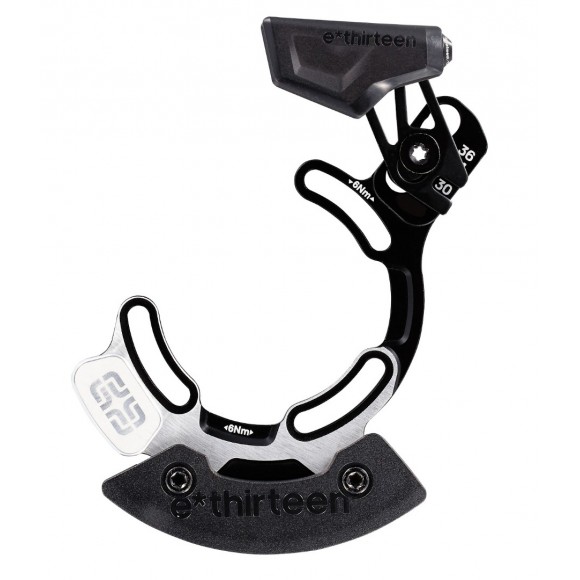 Chain Guide Bicicleta E*thirteen Vario Enduro ISCG05 With Slider & Bash Pentru Foaie de 28-36T Black Chain Guide Bicicleta E*thirteen Vario Enduro ISCG05 With Slider & Bash Pentru Foaie de 28-36T Black