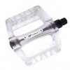 Pedale BMX Force plastic transparent