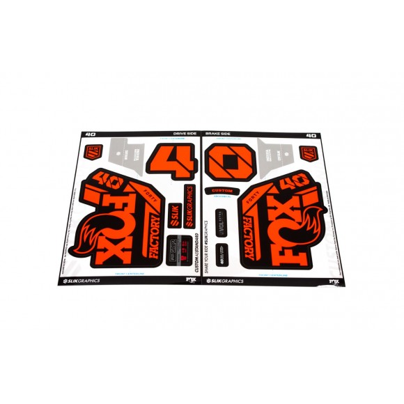 Stickere Fox Pentru Furca Fox 40 Stickere Fox Pentru Furca Fox 40