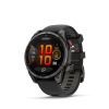 Ceas Sport Garmin Fenix 8 Pro – 51 mm, Amoled, Sapphire, Titanium Cu Curea Din Silicon Carbon Grey DLC Titanium With Black / Pebble Grey