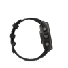 Ceas Sport Garmin Fenix 8 Pro – 51 mm, Amoled, Sapphire, Titanium Cu Curea Din Silicon Carbon Grey DLC Titanium With Black / Pebble Grey