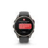 Ceas Sport Garmin Fenix 8 Pro – 47 mm, Amoled, Sapphire, Titanium Cu Curea Din Silicon Graphite / Black Ceas Sport Garmin Fenix 8 Pro – 47 mm, Amoled, Sapphire, Titanium Cu Curea Din Silicon Graphite / Black