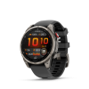 Ceas Sport Garmin Fenix 8 Pro – 47 mm, Amoled, Sapphire, Titanium Cu Curea Din Silicon Graphite / Black Ceas Sport Garmin Fenix 8 Pro – 47 mm, Amoled, Sapphire, Titanium Cu Curea Din Silicon Graphite / Black