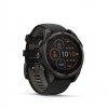 Ceas Sport Garmin Fenix 8 – 47 mm, Solar, Sapphire, Titanium Cu Curea Din Silicon Carbon Grey DLC Titanium With Black / Pebble Grey Ceas Sport Garmin Fenix 8 – 47 mm, Solar, Sapphire, Titanium Cu Curea Din Silicon Carbon Grey DLC Titanium With Black / Pebble Grey
