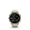 Ceas Sport Garmin Fenix – 43 mm, Amoled, Sapphire, Soft Gold Cu Curea Din Silicon Fog Grey/Dark Sandstone Ceas Sport Garmin Fenix – 43 mm, Amoled, Sapphire, Soft Gold Cu Curea Din Silicon Fog Grey/Dark Sandstone