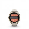Ceas Sport Garmin Fenix – 43 mm, Amoled, Sapphire, Soft Gold Cu Curea Din Silicon Fog Grey/Dark Sandstone Ceas Sport Garmin Fenix – 43 mm, Amoled, Sapphire, Soft Gold Cu Curea Din Silicon Fog Grey/Dark Sandstone