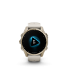 Ceas Sport Garmin Fenix – 43 mm, Amoled, Sapphire, Soft Gold Cu Curea Din Silicon Fog Grey/Dark Sandstone Ceas Sport Garmin Fenix – 43 mm, Amoled, Sapphire, Soft Gold Cu Curea Din Silicon Fog Grey/Dark Sandstone
