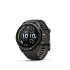 Ceas Sport Garmin Fenix 9 Pro – 43 mm, Titan DLC Carbon Gray Cu Curea Din Silicon Black / Pebble Gray
