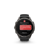 Ceas Sport Garmin Fenix 9 Pro – 43 mm, Titan DLC Carbon Gray Cu Curea Din Silicon Black / Pebble Gray