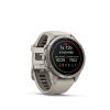 Ceas Sport Garmin Fenix 9 Pro – 43 mm, Titan Cu Curea Din Silicon Fog Gray / Dark Sandstone Ceas Sport Garmin Fenix 9 Pro – 43 mm, Titan Cu Curea Din Silicon Fog Gray / Dark Sandstone