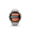 Ceas Sport Garmin Fenix 9 Pro – 43 mm, Titan Cu Curea Din Silicon Fog Gray / Dark Sandstone Ceas Sport Garmin Fenix 9 Pro – 43 mm, Titan Cu Curea Din Silicon Fog Gray / Dark Sandstone