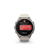 Ceas Sport Garmin Fenix 9 Pro – 43 mm, Titan Cu Curea Din Silicon Fog Gray / Dark Sandstone Ceas Sport Garmin Fenix 9 Pro – 43 mm, Titan Cu Curea Din Silicon Fog Gray / Dark Sandstone